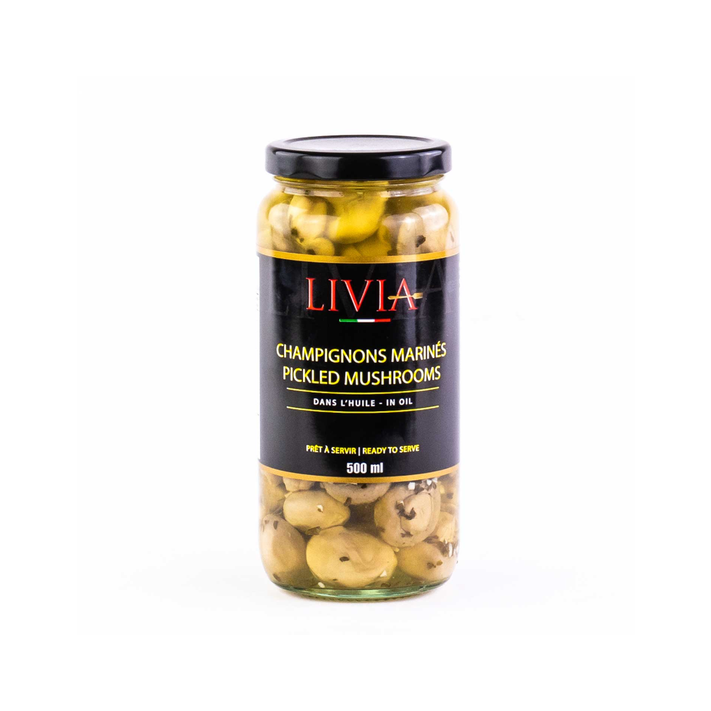 Livia Mild Pickled Mushrooms