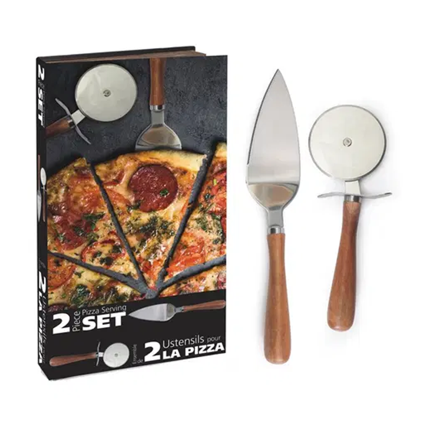 Natural Living Pizza Serving Set