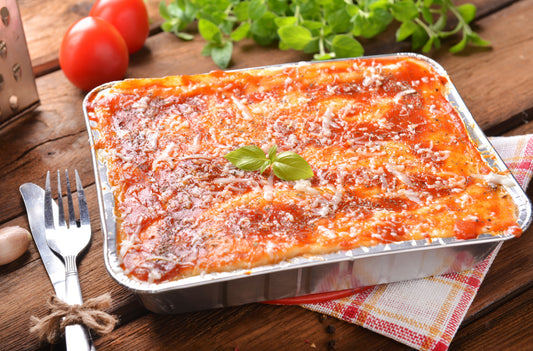 Meat Lasagna Plate